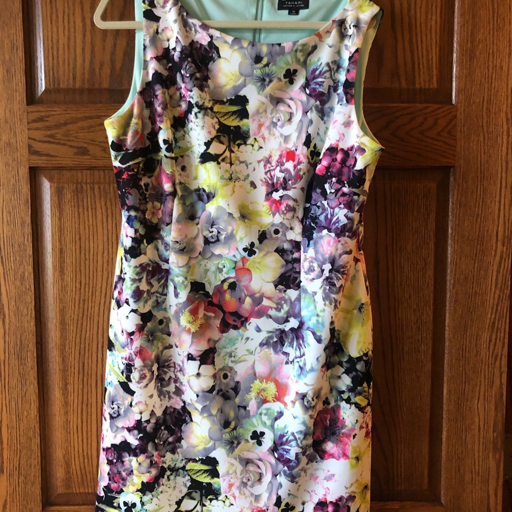 Tahari floral dress